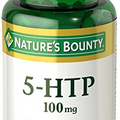 Nature's Bounty 5-HTP Pills and Dietary Supplement, Supports a Calm and Relaxed Mood, 100mg, 60 Capsules