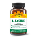 Country Life L-Lysine 1000mg with Vitamin B6-100 Tablets - Promotes Collagen and Tissue Renewal - Aids Utilization - Gluten-Free