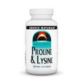 Source Naturals L-proline & l-lysine, 550 mg - 120 Tablets