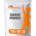 BULKSUPPLEMENTS.COM Taurine Powder - Taurine Supplement, Taurine 2000mg - Amino Acids Supplement for Energy - Unflavored & Gluten Free, 2g per Serving, 250g (8.8 oz) (Pack of 1)