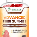 Fiber Gummies for Adults 4g, Daily Prebiotic Gummy Fiber Supplement, Digestive Health Support - Plant Based Soluble Fiber, Supports Regularity & Digestion for Adults Non-GMO - 60 Gummies