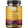 L Lysine 1000mg per serving Nutritional Supplements - L-lysine Essential Amino Acids for Eye Health Lip Care Bone Support Immune System Support Muscle Growth and Vegetarian Collagen - 100 Tablets
