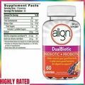 2 Bottles PREBIOTIC PROBIOTIC For Adult Men Women Digestive Support 60ct ALIGN