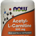 Now Foods - Acetyl-L Carnitine, 500 mg, 100 Vcaps