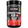 Creatine Powder Six Star Creatine X3 Creatine HCl + Creatine Monohydrate Powder Muscle Builder & Muscle Recovery Workout Supplement Creatine Supplements Fruit Punch (35 Servings), 2.5 Pound (Pack of 1) (SSCH3-002-FP-0-US)