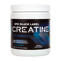 Epic Black Label Creatine Micronized - 300 Grams of HPLC Certified, Blue Raspberry Flavored Creatine Powder for Optimal Bioavailability and Performance - Unlock Your Workout Potential