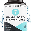 Total Hydration Electrolyte Capsules (100ct) Low Carb Natural Replacement Rehydration Salts with Magnesium, Zinc, Calcium, Sodium, Support for Keto, Electrolyte Salts