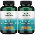 Swanson Amino Acid Acetyl L-Carnitine Hcl 500 Milligrams 120 Veg Capsules (2 Pack)