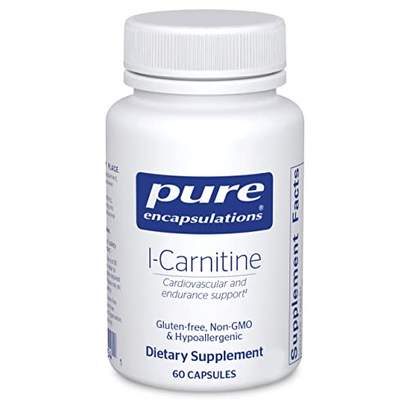Pure Encapsulations L-Carnitine | Hypoallergenic Supplement for Cardiovascular and Endurance Support | 60 Capsules