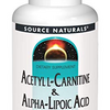 Source Naturals Acetyl L-Carnitine & Alpha-Lipoic Acid 650mg - 120 Tablets