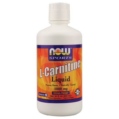 Now Foods L-Carnitine 1000 mg Liquid - 32 oz. 6 Pack