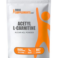 BulkSupplements.com Acetyl L-Carnitine Powder - ALCAR Powder, Acetyl L-Carnitine 1500mg, Carnitine Supplement - Gluten Free, 1500mg per Serving, 1kg (2.2 lbs) (Pack of 1)