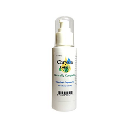 Naturally Complete Chrysin for Men and Women 4 oz. Pump Bottle - Non-GMO - Unscented | Soy-Free | Made in The USA