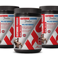 Muscle Recovery Supplements - PRE & Post Workout - GLUTAMINE Powder 5000MG - glutamine Free Form - 3 Cans 900 Grams