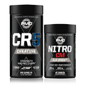 PMD Sports CR5 Professional Creatine Complex (240 Capsules) Sports Nitro CM Nitric Oxide (90 Capsules)