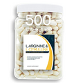 Bulk Buy NOX Blend - 500 Capsules of L-Arginine & L-Citrulline in a Clear Square Grip Jar