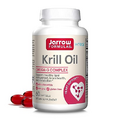 Jarrow Formulas Krill Oil - Phospholipid Omega-3 Complex with Astaxanthin - 60 Softgels - 30 Servings - Supports Lipid Management, Metabolism, Brain & Heart Health - EPA & DHA - Gluten Free - Non-GMO