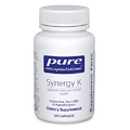 Pure Encapsulations Synergy K - with Vitamin K1, K2 & D3 - Supports Bones, Blood Vessels, Vascular Elasticity & Calcium Utilization* - Includes Cholecalciferol - Gluten Free & Non-GMO - 180 Capsules