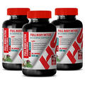 Body Detox and Cleanse Weight Loss - Full Body Detox and Cleanse Complex 920 MG - Burdock Root Bulk Supplements - 3 Bottles 300 Capsules