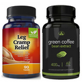 Leg Cramp Muscle Spasms Relief & Green Coffee Bean Weight Loss Supplements