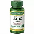 Nature’s Bounty Zinc 50 mg  Immune Health 100 Caplets