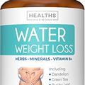 Natural Diuretic Water Pills (2 Month Supply) Relief from Bloating, Swelling, Water Retention, Water Weight Loss - Dandelion, Potassium, & Green Tea Herbal Supplement - for Women & Men - 60 Capsules