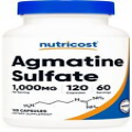 Nutricost Agmatine Sulfate 1000mg, 120 Capsules, 60 Servings - 500mg Per Capsule