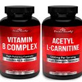 Super B Complex Vitamins & Acetyl L-Carnitine Bundle