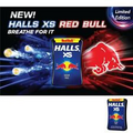 3 Boxes HALLS XS Red Bull Sugar-Free Candy (13.8g.per Box)
