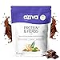 OZIVA Protein & Herbs, Men with Multivitamins,Ashwagandha,Brahmi,Maca, Musli for Improved Stamina, Lean Muscles & Recovery, 2.2 lbs, Chocolate. Soy Free, Gluten Free, Non GMO