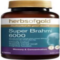 Super Brahmi 6000mg 60 Tabs Herbs of Gold