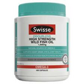 NEW Swisse Odourless High Strength Wild Fish Oil 1500mg 400 capsules Omega 3