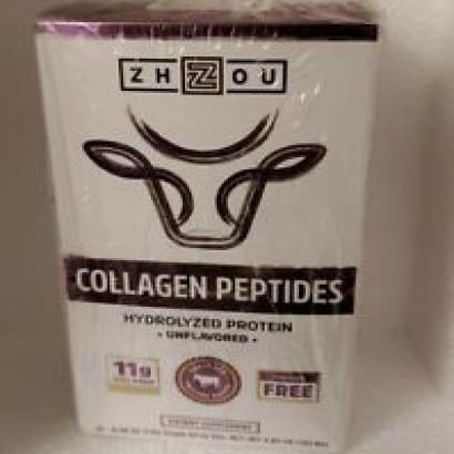 Zhou Collagen Peptides Stick Packs | 15 Single Serve Sticks New & Sealed