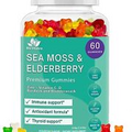 Sea Moss Gummies Elderberry BioVitalica - Vitamin C D + Zinc - Irish Seamoss