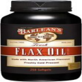Barlean's Fresh Flaxseed Oil Softgels from Cold Pressed Flax Seeds - 1650mg ALA