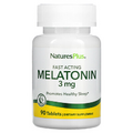 NaturesPlus, Fast Acting Melatonin, 3 mg, 90 Tablets