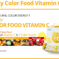 Colorful Vitamin C 500mg Sweet Sour Mango Flavor Powder 1 Box (90 packets) Atomy