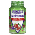 VitaFusion, Max Strength Melatonin, Natural Strawberry, 10 mg, 100 Gummies (5 mg per Gummy)