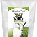 Z Natural Foods Goat Whey Protein Powder, 100% Pure & Unflavoured, High in BCAA, Immunity Booster, Great in Coffee, Smoothies & Pre Workout Shakes, Kosher Certified, Non-GMO, 5 Lb