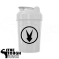 Gym Rabbit Shaker Cup 16oz -Bottle Protein Shaker & Mixer Cup - Full White