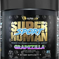 Alpha Lion Superhuman Sport Pre Workout Powder, Preworkout for Men & Women, Sports Nutrition Supplement, for Muscle Soreness, Recovery & Training, Energy & Focus (21 Servings, Grapezilla Flavor)