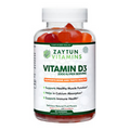 Zaytun Halal Vitamin D3 2000IU, Supports Bone, Teeth & Immune Health, 90 Gummies