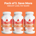 Thermogenic Appetite Suppressant Belly Fat Burn Weight Loss for Men (3-Pack)