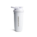 Smartshake Reforce Stainless Steel Protein Shaker Bottle 900 ml | 30 oz - Leakproof Screw-on Lid - BPA Free – Unisex - White