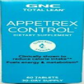 GNC Total Lean Appetrex Control & Reduces Calorie Intake 60 Tablets 02/2023+ NEW