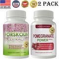 Forskolin Extract & Pomegranate Weight Loss Fat Metabolism Booster Capsules Pack