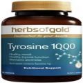 Tyrosine 1000mg 60 Tabs Herbs of Gold
