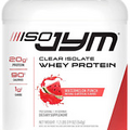 Iso Jym 90 Calories 100% Whey Protein Isolate Zero Fat Zero Sugars Mixes Clear