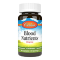 Carlson - Blood Nutrients, 28 mg Iron, Blood Development, Iron Absorption & Optimal Wellness, 90 Capsules