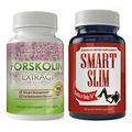 Forskolin Extract Weight Loss Softgels & Smart Slim Body Fat Burn Diet Capsules
